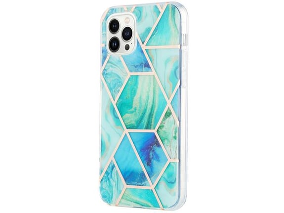 CHAMELEON ovitek za gumiran TPU Apple iPhone 15 Pro Max, green marble