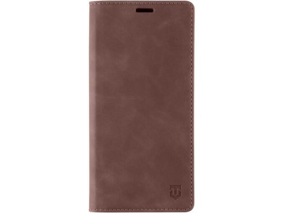 Tactical Velvet usnjena preklopna torbica za Samsung Galaxy A25 - rjava