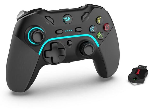 REDRAGON brezžični kontroler Harrow Pro G808, črna