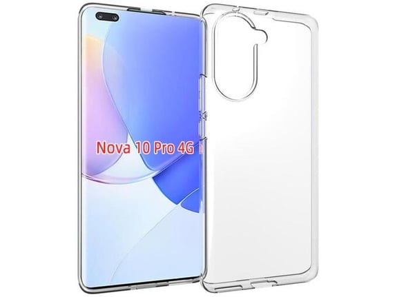 CHAMELEON ovitek za gumiran TPU Huawei Nova 10 Pro, prozoren svetleč