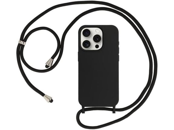 ONASI silikonski ovitek Liquid za iPhone 11, črna