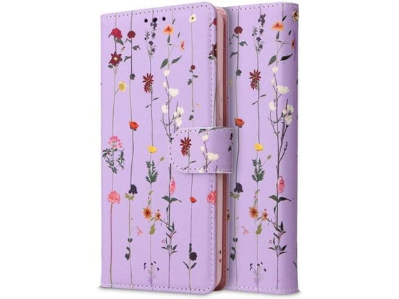 ONASI preklopna torbica Wallet denarnica Fancy Diary Samsung Galaxy A35 - Pomlad vijola