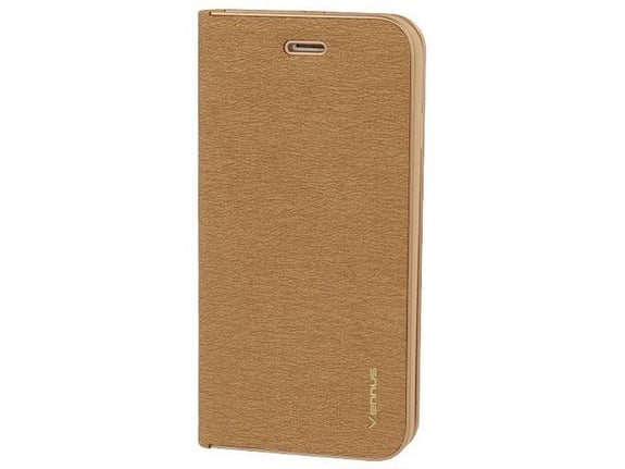 HAVANA Premium preklopna torbica Samsung Galaxy A14 - zlata z zlatim robom