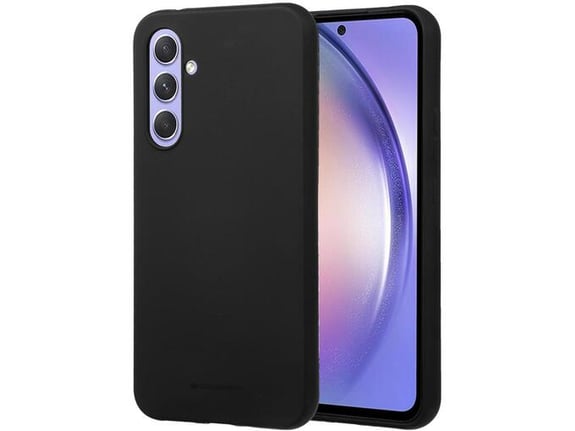 GOOSPERY silikonski ovitek za Samsung Galaxy A35, črna