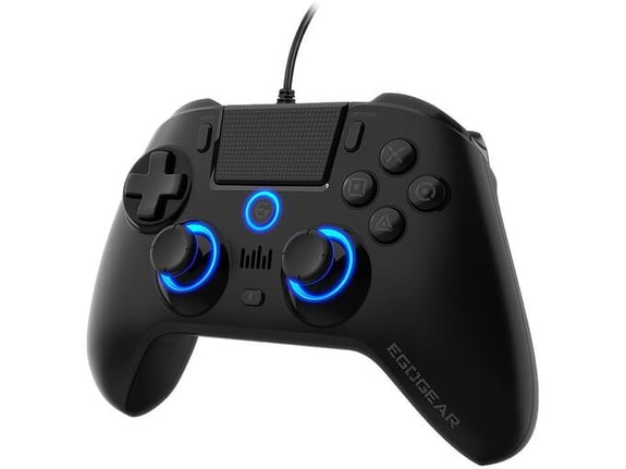 EGOGEAR žični kontroler SC10 za PlayStation 4/3 in PC, črna