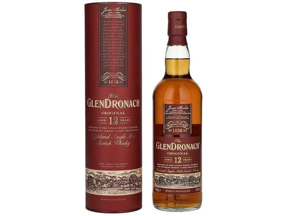 GLENDRONACH škotski whisky 12YO + GB 0,7 l012523