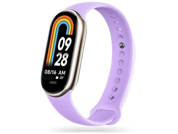 ONASI Silikonski pašček za uro Xiaomi Mi Band 8 - vijola