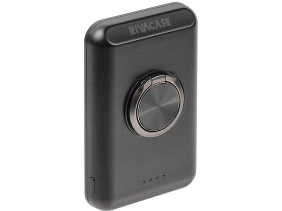 RIVACASE VA2603 MagSafe Magnetic QC / PD zunanja baterija powerbank 5.000 mAh 15W z držalom - črn