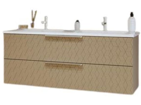 TBOSS kopalniška omarica z umivalnikom Carvea, 120×51,5×47 cm