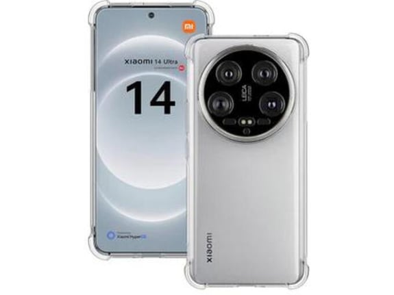 ONASI ovitek za silikonski ANTISHOCK Xiaomi 14 Ultra, prozoren