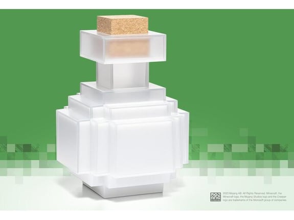 NOBLE COLLECTION – minecraft – illuminating potion bottle