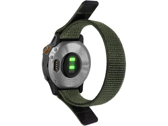 CHAMELEON najlonski pasček za pametno uro, 22mm, zelena