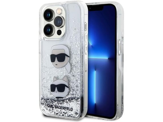 KARL LAGERFELD ovitek Original za iPhone 15 Pro, prozorna, KLHCP15LLDHKCNS