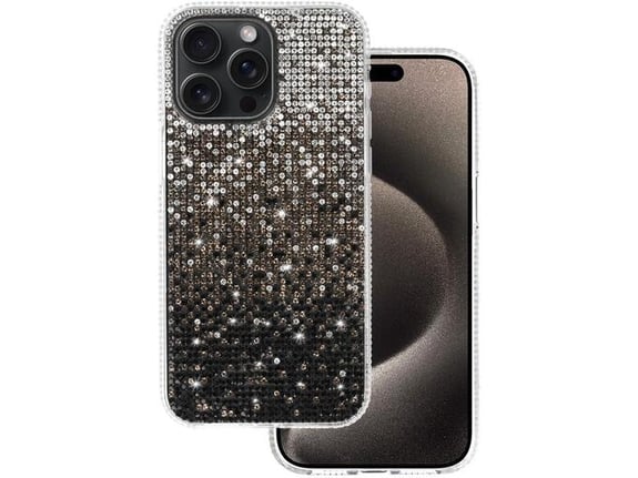 ONASI silikonski ovitek Star Light za Samsung Galaxy S23 FE, črna