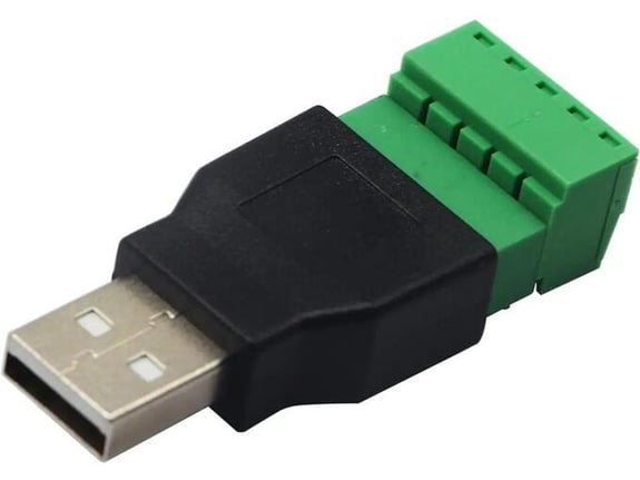 KEDO USB konektor moški Tip A z vijaki, 5pin