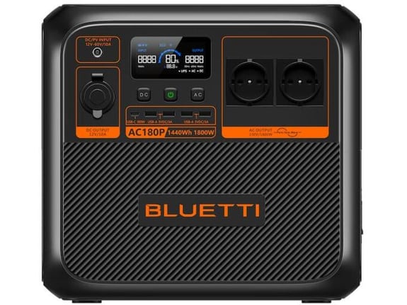 BLUETTI brezžični powerbank AC180P, 1.440 Wh, 1.800 W