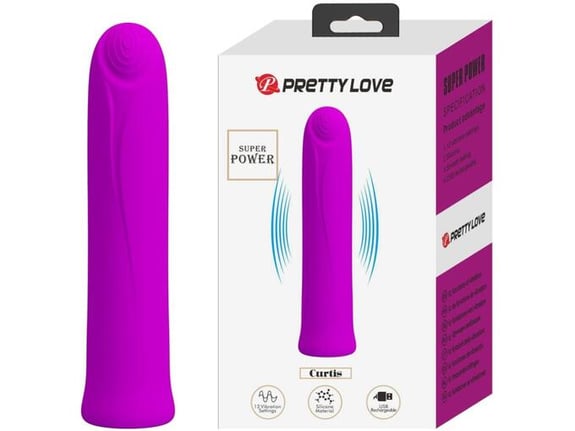 PRETTY LOVE Mini Vibrator Curtis Purple