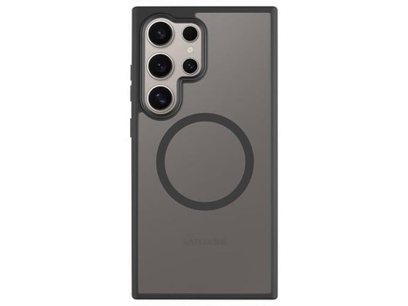 TACTICAL silikonski ovitek MagForce za Samsung Galaxy S24 Ultra 5G, prozorno črna