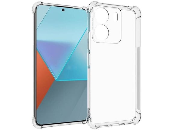 ONASI silikonski ovitek Antishock za Xiaomi Redmi 13C, prozorna