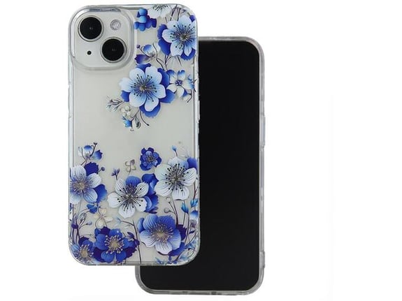 ONASI silikonski ovitek Blooming za Samsung Galaxy A05s, moder