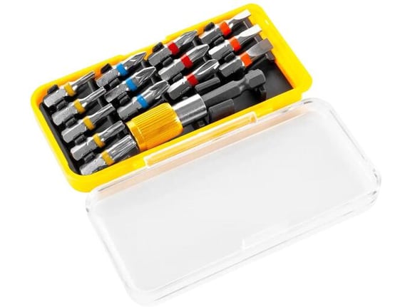 REBEL set vijačnih nastavkov z adapterjem 15 kos PH, PZ, TX, SL