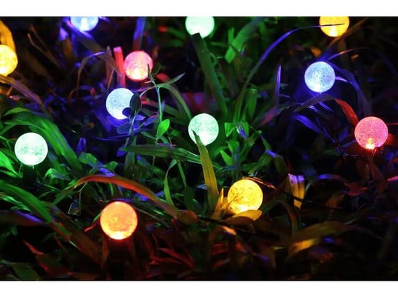 Globo-Lighting Solarna LED veriga 0,06W IP44 RGBW