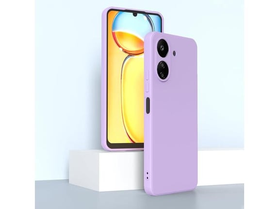 ONASI silikonski ovitek za Xiaomi Redmi 13c, mat vijolična