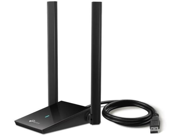 TP-LINK USB adapter, Wi-Fi 6 AX1800, dual band, 2x antena, high gain, MU-MIMO, WPA3, Archer TX20U Plus