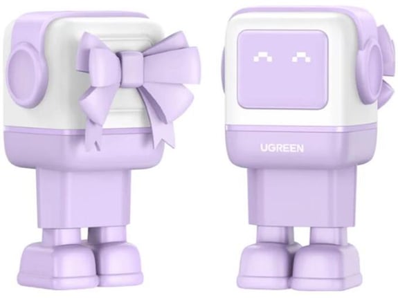 UGREEN hitri polnilec Nexode Robot GaN, 65W, vijolična