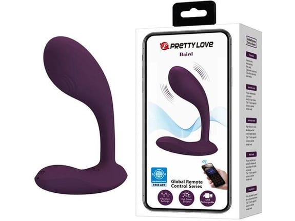 PRETTY LOVE Vibrator Baird App Purple