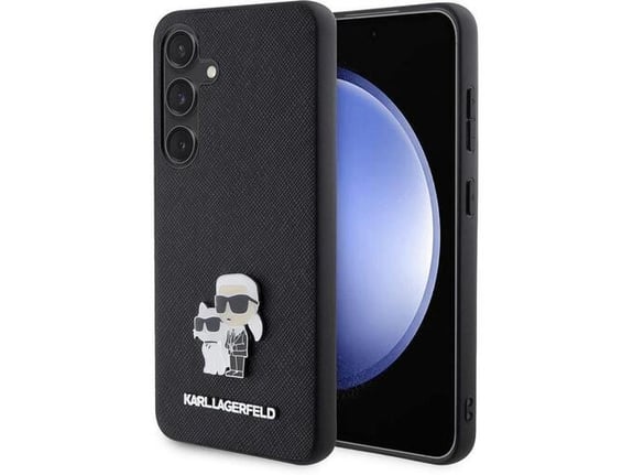 KARL LAGERFELD ovitek IML NFT Full Bodies Saffiano za Samsung Galaxy A55, črna, KLHCSA55SAKCNPK