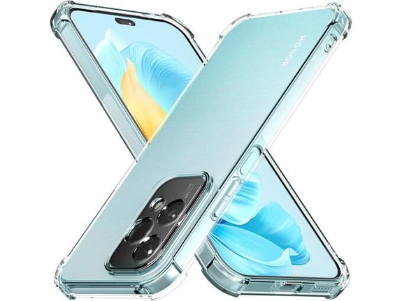 ONASI silikonski ovitek Antishock za Honor 200 Lite, prozorna