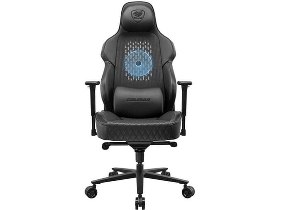 COUGAR gaming stol NxSys Aero, črna