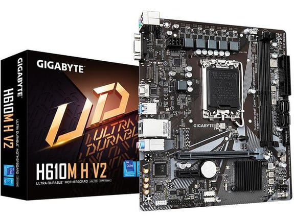 GIGABYTE matična plošča H610M H V2, LGA1700, mATX