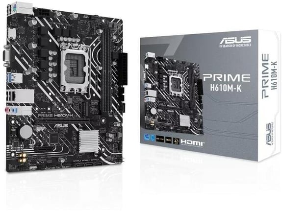 ASUS matična plošča PRIME H610M-K, LGA1700, mATX 90MB1GA0-M0EAY0