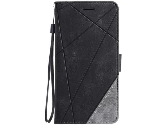 Chameleon Huawei Pura 70 Ultra - Preklopna torbica (WLGO-Lines) - črna