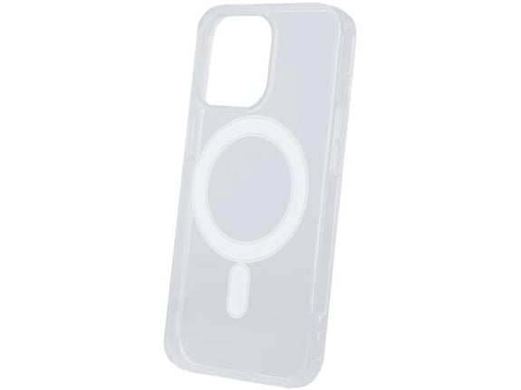 ONASI silikonski ovitek Antishock MagSafe za iPhone 16 Pro, prozorna