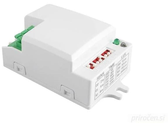 GTV senzor gibanja AE-SRC812-MIN, 360°/180°, IP20, bela