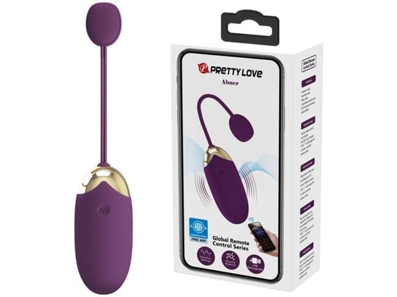PRETTY LOVE Vibracijski JajČek Abner App Purple