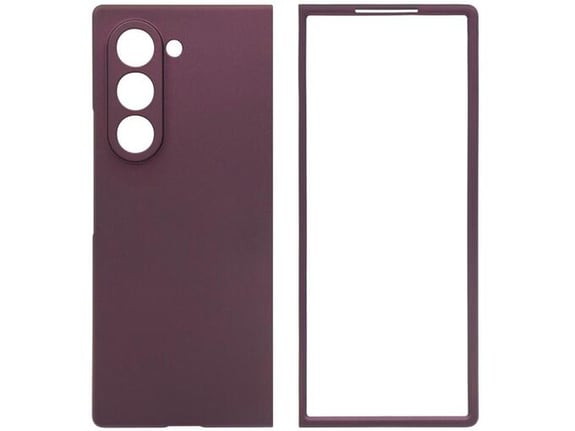 CHAMELEON ovitek za PC 84PC Samsung Galaxy Z Fold 6 5G, vinsko rdeč
