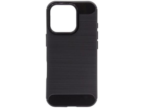 CHAMELEON ovitek za gumiran TPU A-Type Apple iPhone 16 Pro, črn