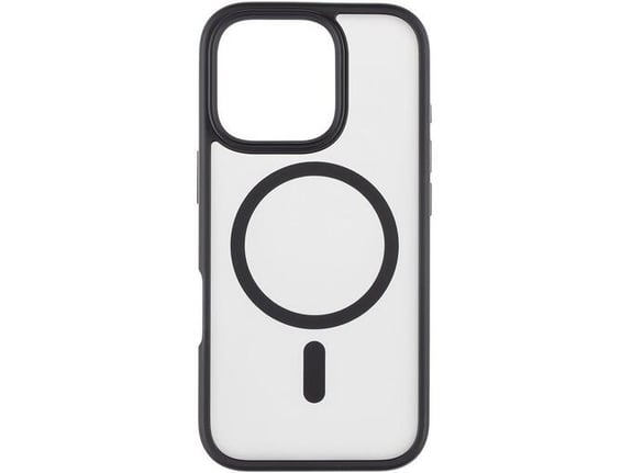 TACTICAL ovitek za TPU/PC MagForce iPhone 16 Pro, asfalt prozorno črn