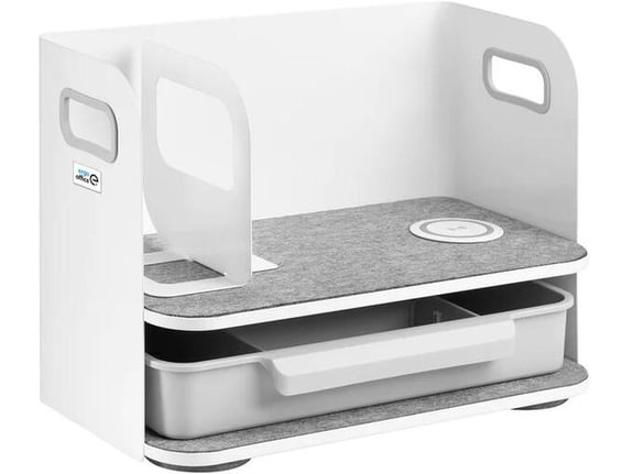 ERGOOFFICE namizni organizator s Qi polnilno postajo ER-441