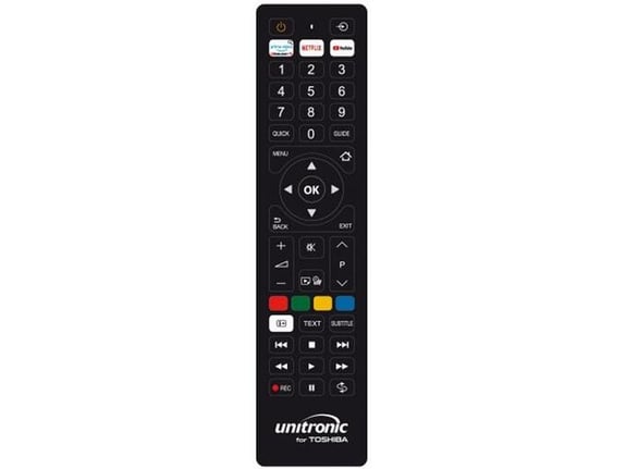 UNITRONIC nadomestni daljinec, TV, TOSHIBA