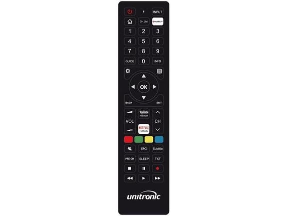 UNITRONIC nadomestni daljinec, TV, TELEFUNKEN VESTEL BEKO
