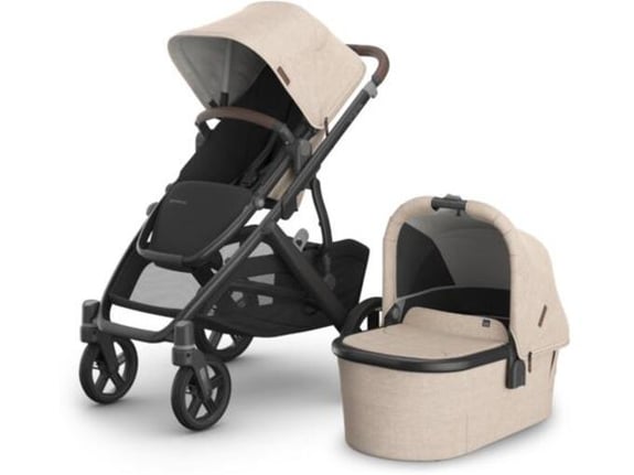 UPPABABY otroški voziček V3 Vista Liam 0303-VIS-EU-LIM Oat Melange Carbon Chestnut L.
