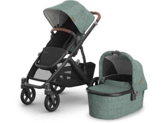 UPPABABY otroški voziček V3 Vista Gwen 0303-VIS-EU-GWN Green melange, Carbon, Saddle L