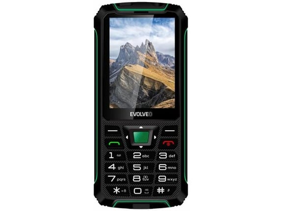Evolveo GSM aparat StrongPhone W4 črno zelen