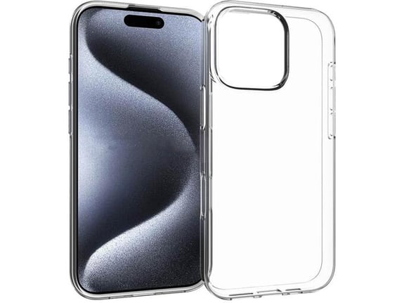 CHAMELEON ovitek za gumiran TPU Apple iPhone 16 Pro, prozoren svetleč