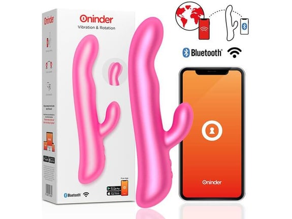 ONINDER Vibrator Rabbit Oslo Vib. & Rotation Pink App